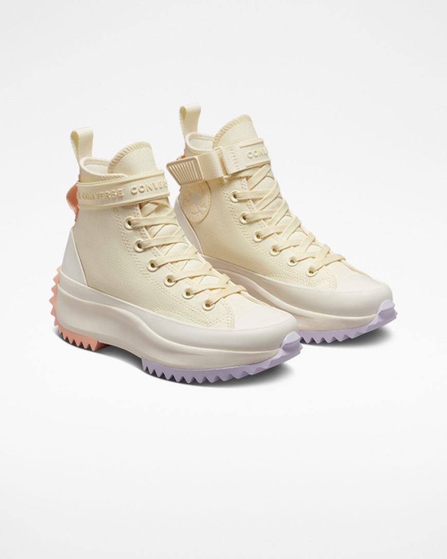 Men's Converse Run Star Hike Utility Strap High Top Platform Shoes Beige | AU 896C5S